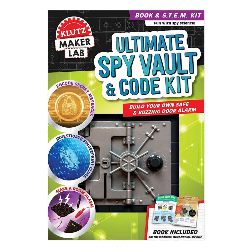 Klutz Maker Lab: Ultimate Spy Vault & Code Kit, ANB BABY