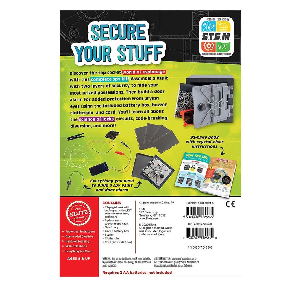 Klutz Maker Lab: Ultimate Spy Vault & Code Kit, ANB BABY
