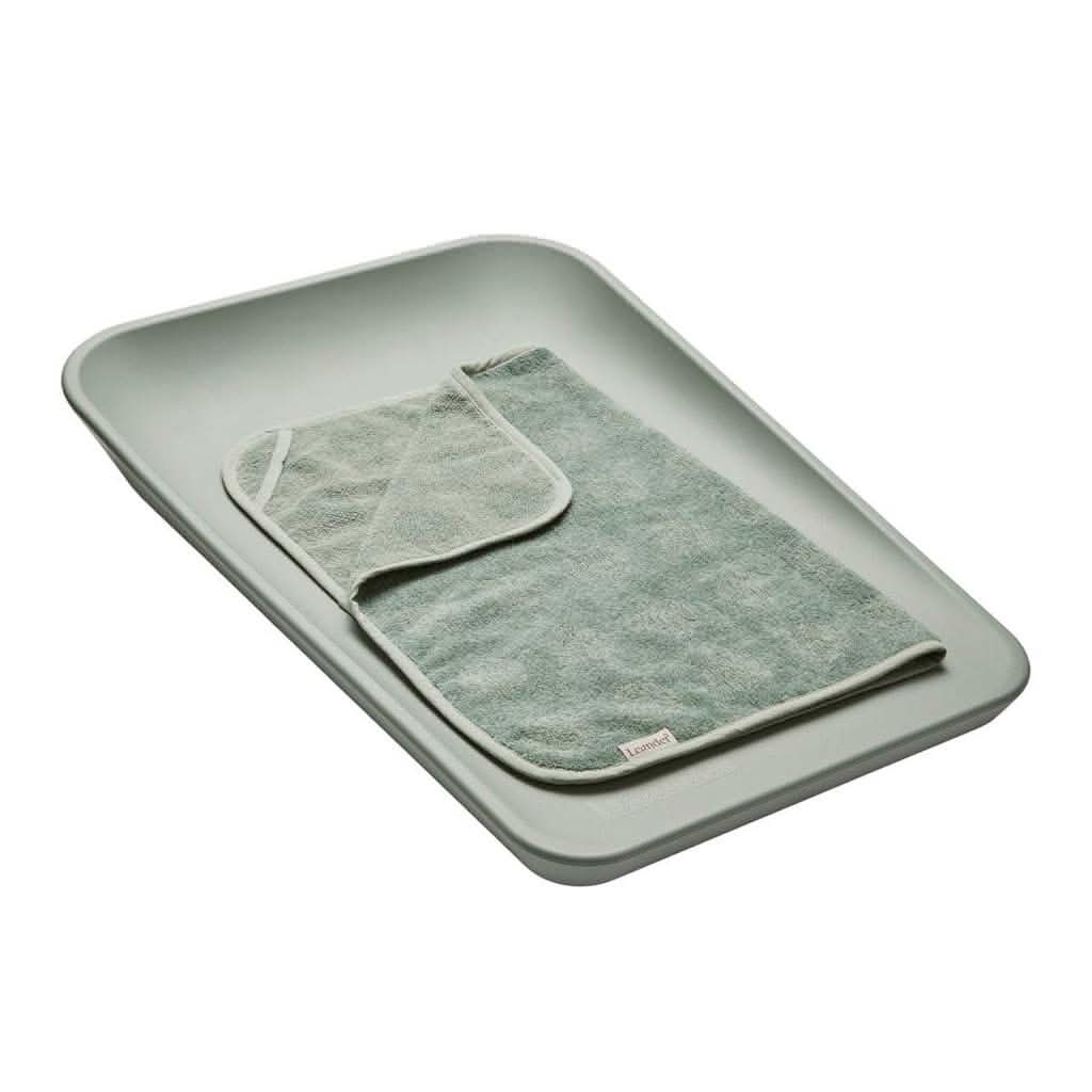 Leander Topper for changing Mat, Dots, Organic Cotton-Diapering-Leander-Sage Green-ANB Baby Store