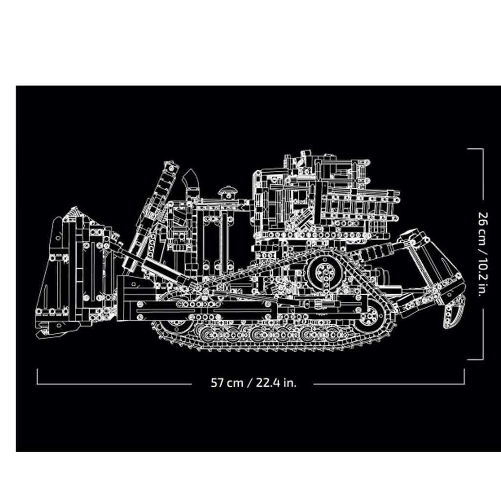 Lego App - Controlled Technic Cat D11 Bulldozer Building Set, ANB BABY