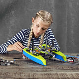 Lego Technic Catamaran Model Sailboat Building Kit, 404 Pieces - ANB Baby