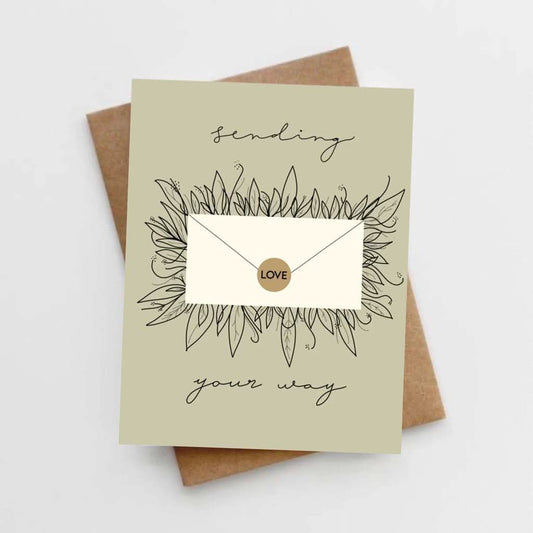 Lemon Milk Paper Sending You Love Card - ANB Baby