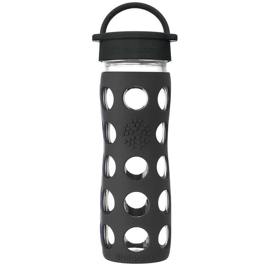 Life Factory Onyx Glass Water Bottle, 16 oz. - ANB Baby