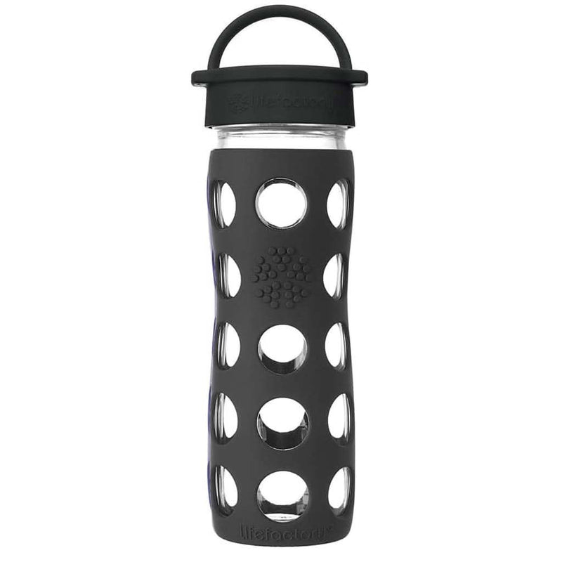 Life Factory Onyx Glass Water Bottle, 16 oz. - ANB Baby