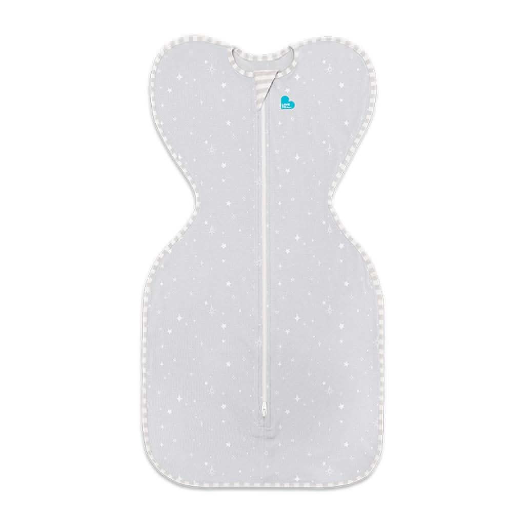 Love To Dream Swaddle UP Lite, Gray Stars, Small-Swaddle & Sleeping Bags-Love to Dream-ANB Baby Store