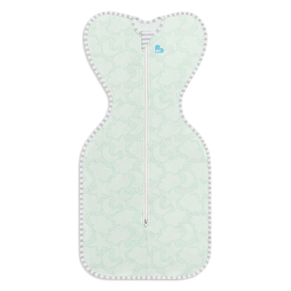 Love To Dream Swaddle UP Organic Cottn, Celestial Dot Mint, Newborn-Swaddle & Sleeping Bags-Love to Dream-ANB Baby Store