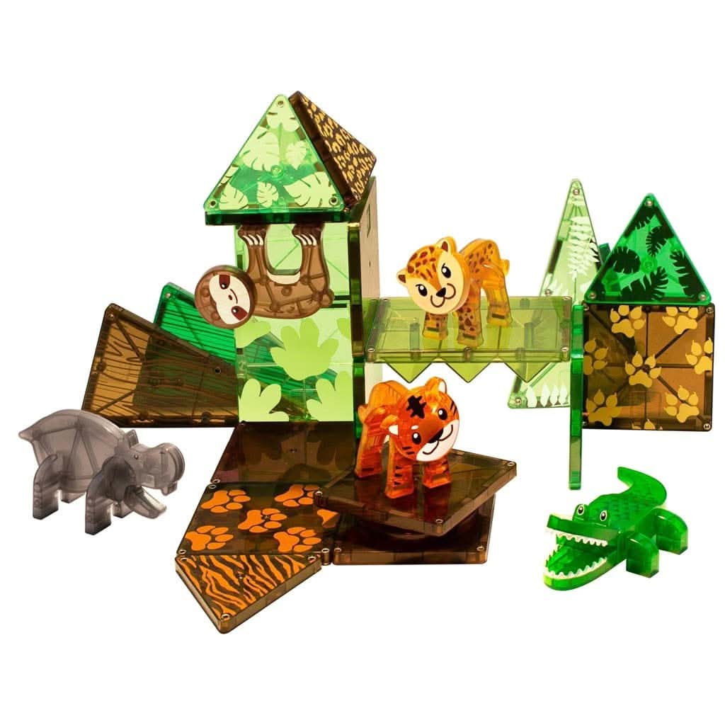Magna-Tiles Jungle Animals, 25-Piece Set-Building Blocks & Sets-Magna-Tiles-ANB Baby Store