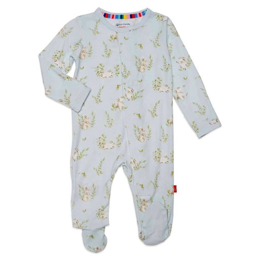Magnetic Me Blue Hoppily Ever After Magnetic Footie-Clothing-Magnetic Me-0-3 Month-ANB Baby Store