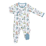 Magnetic Me Blue Wheel Good Friend Modal Magnetic Footie - ANB Baby