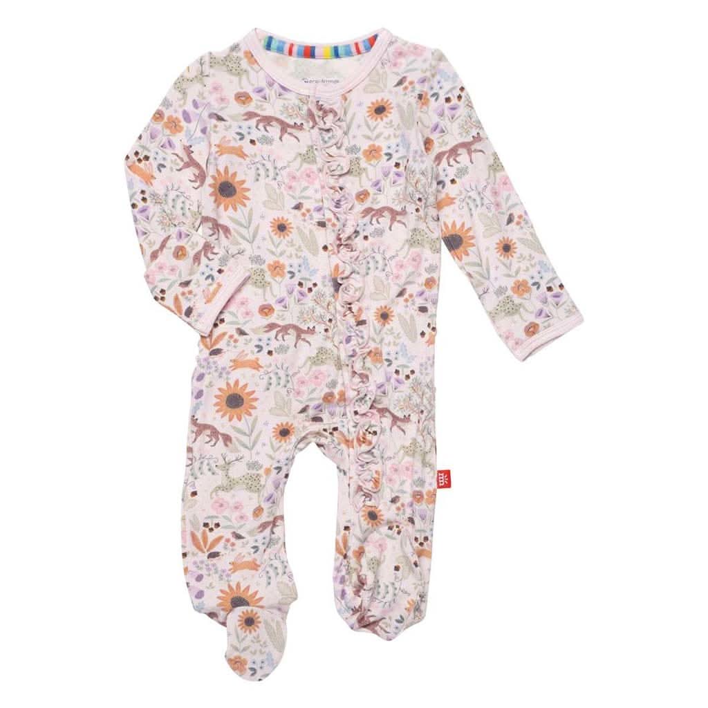 Magnetic Me Garden Of Dreams Magnetic Footie-Clothing-Magnetic Me-0-3 Month-ANB Baby Store