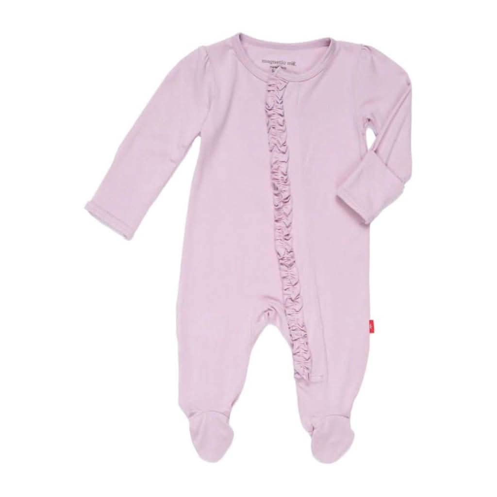 Magnetic Me Iris Light Purple Modal Magnetic Footie-Clothing-Magnetic Me-6-9 Month-ANB Baby Store