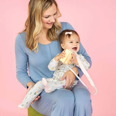 Magnetic Me Pink Abbey Organic Cotton Footie, ANB BABY