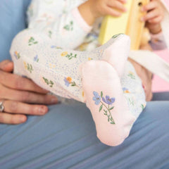 Magnetic Me Pink Abbey Organic Cotton Footie, ANB BABY