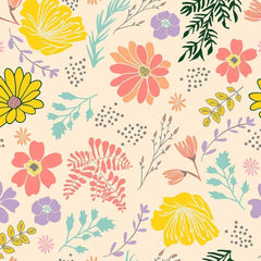 Magnetic Me Primrose Cottage Ruched Ruffle Magnetic Footie, ANB BABY