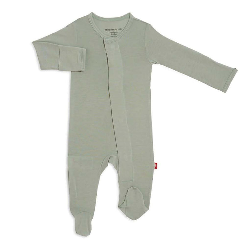 Magnetic Me Sea Foam Modal Magnetic Footie - ANB Baby