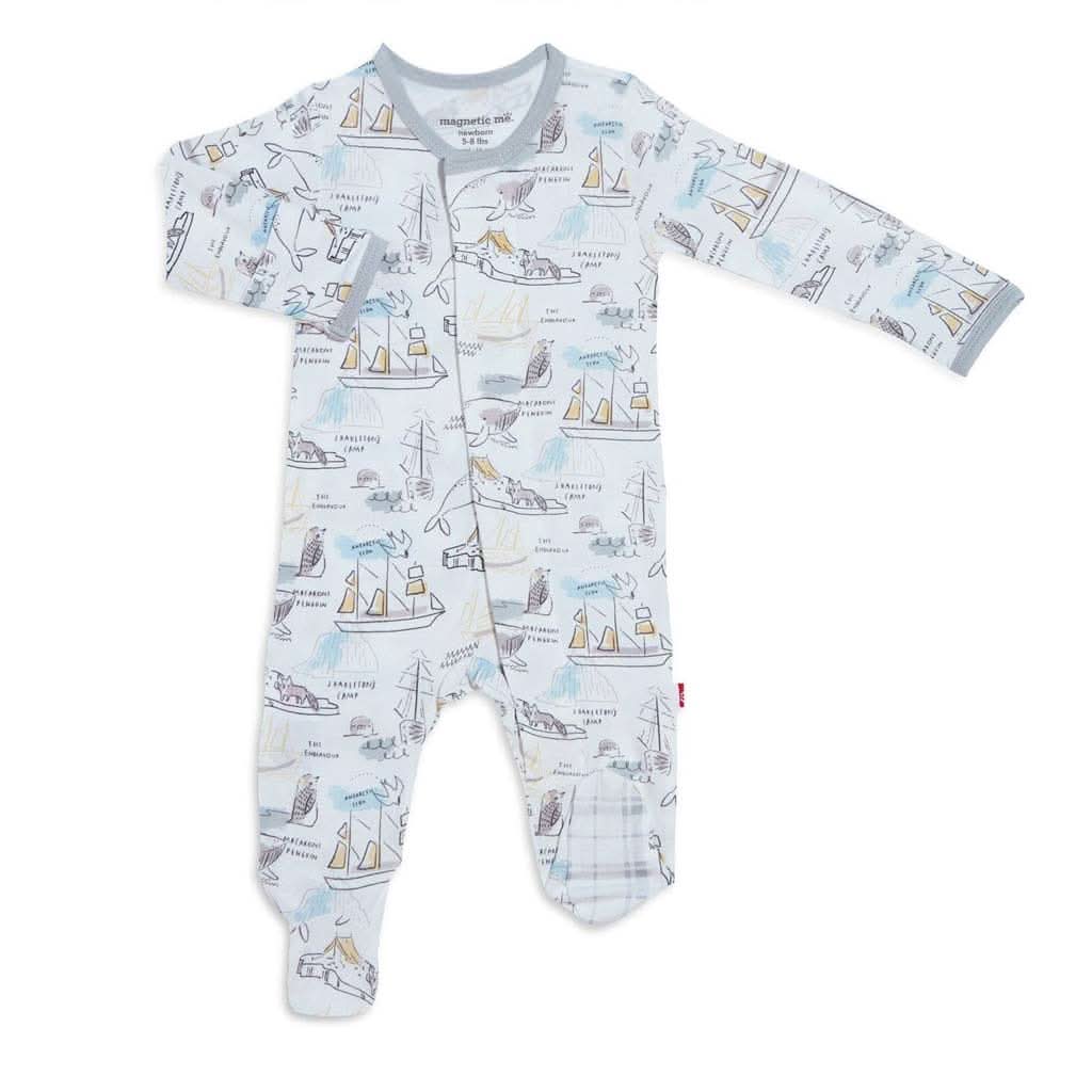 Magnetic Me Shakleton Modal Magnetic Footie-Clothing-Magnetic Me-Newborn-ANB Baby Store