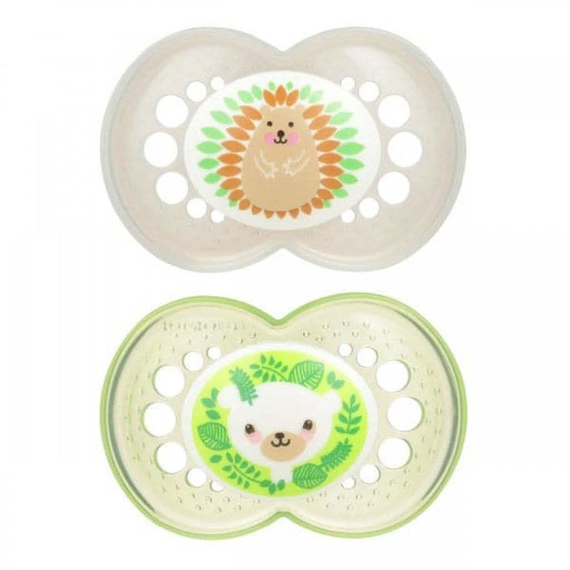 MAM Animal Silicone Orthodontic Pacifiers 0 - 6m Assorted Styles - ANB Baby