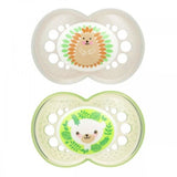 MAM Animal Silicone Orthodontic Pacifiers 0 - 6m Assorted Styles - ANB Baby
