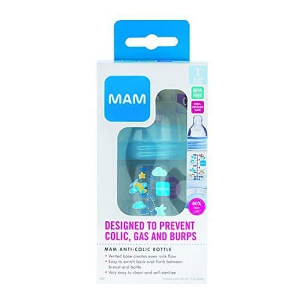 MAM Anti - Colic Bottle 5 oz Single, ANB BABY