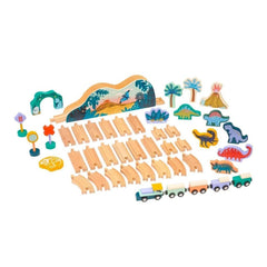 Manhattan Toy T - Rex Express Wooden Train Set, ANB BABY