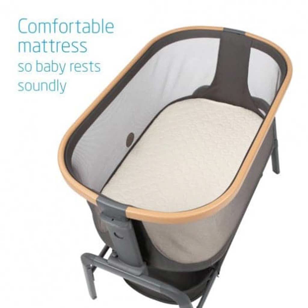 maxi-cosi iora bedside crib mattress size Maxi Cosi Iora Bedside Bassinet Classic Graphite