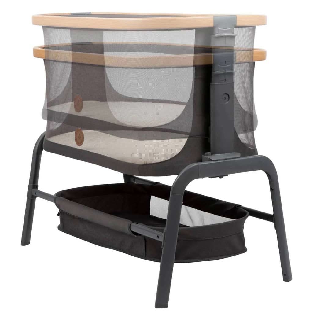 maxi cosi iora dimensions Maxi Cosi Iora Bedside Bassinet Classic Graphite