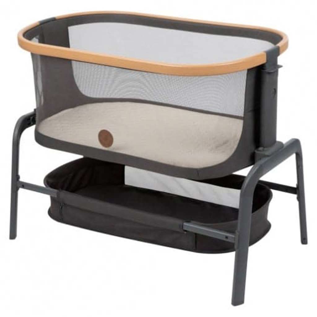 Maxi Cosi Iora Bedside Bassinet-Cribs & Bassinets-Maxi-Cosi-Classic Oat-ANB Baby Store