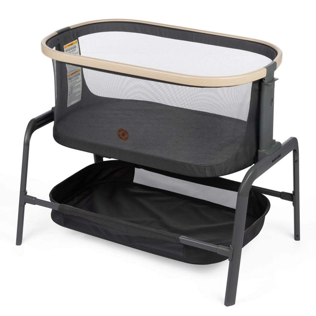 Maxi Cosi Iora Bedside Bassinet-Cribs & Bassinets-Maxi-Cosi-Classic Graphite-ANB Baby Store