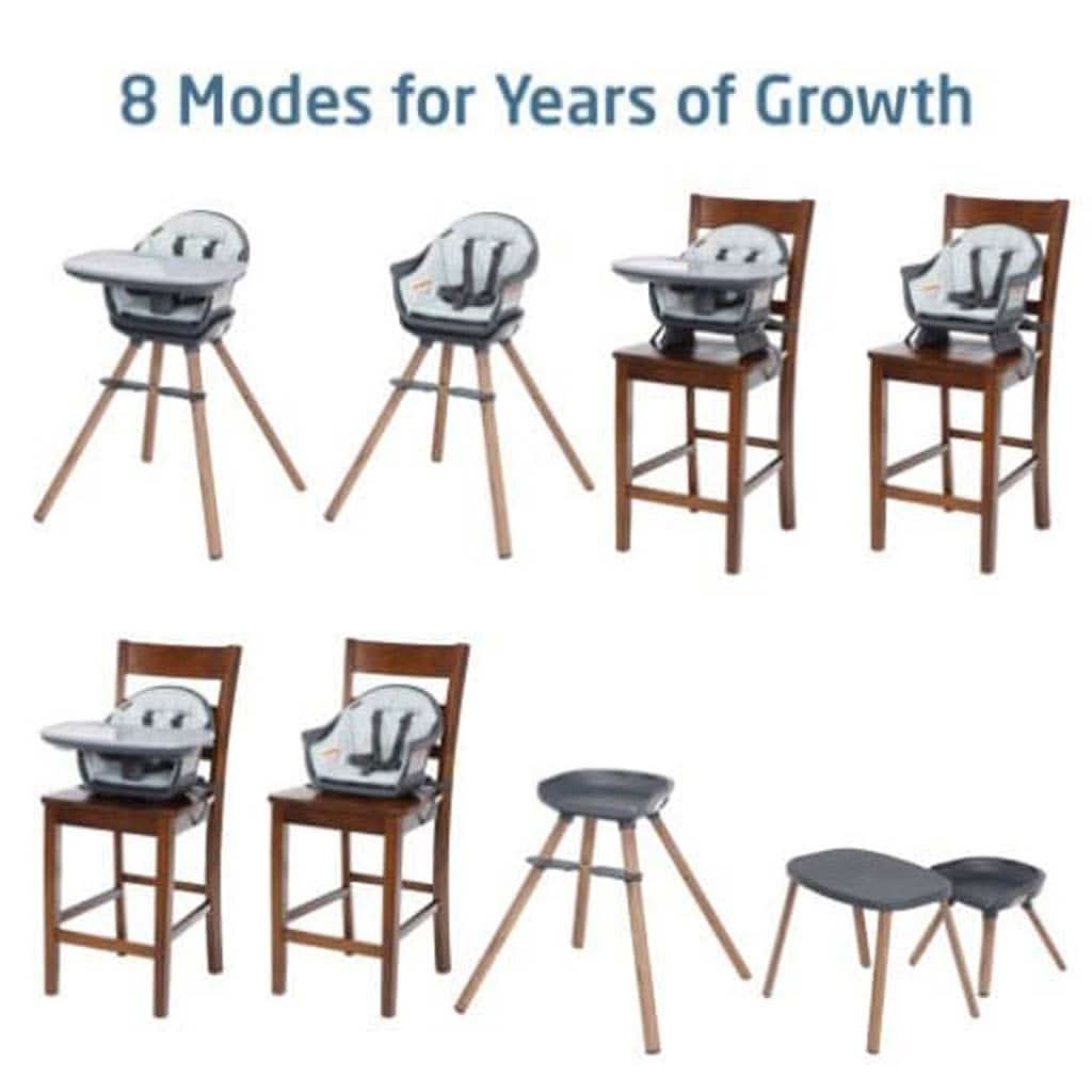 maxi-cosi moa 8-in-1 highchair - classic oat Maxi Cosi Classic Graphite Moa 8-in-1 High Chair