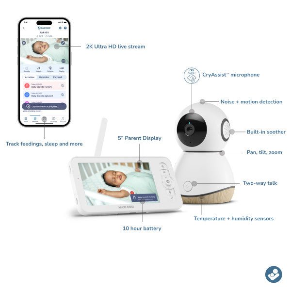 Maxi-Cosi See Pro Baby Monitor, White, -- ANB Baby