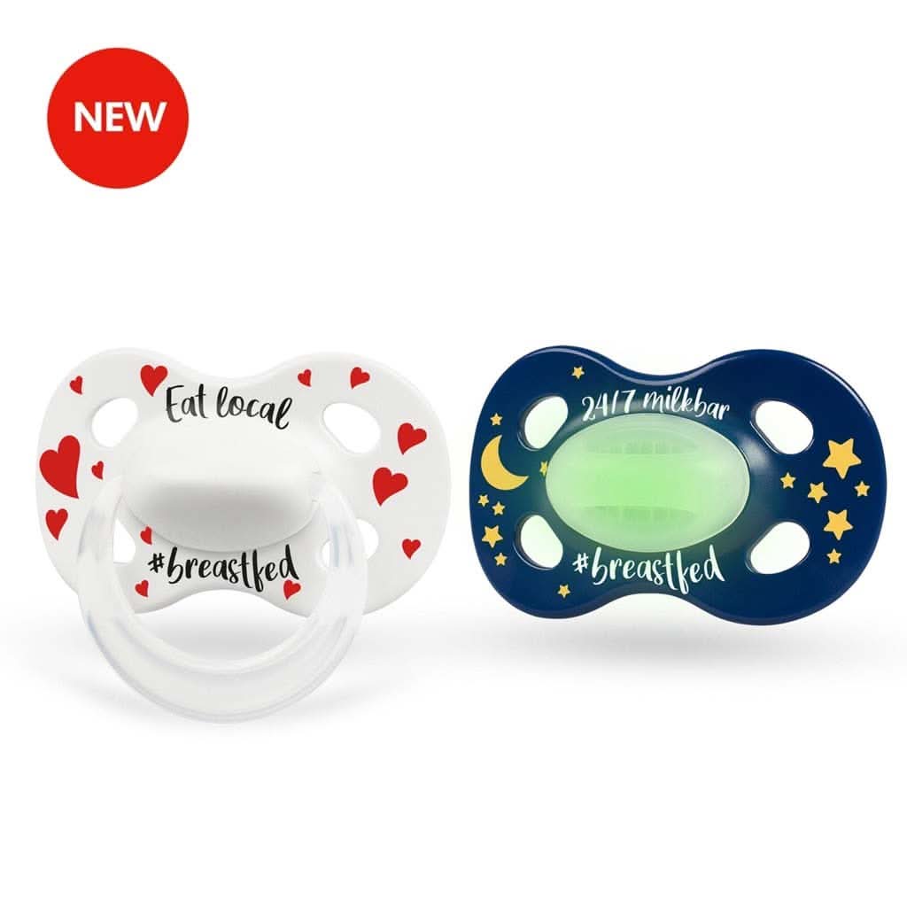 Medela Baby Day & Night Pacifier, Eat Local Design, 2 Pack-Pacifiers & Accessories-Medela-0-6 Months-ANB Baby Store