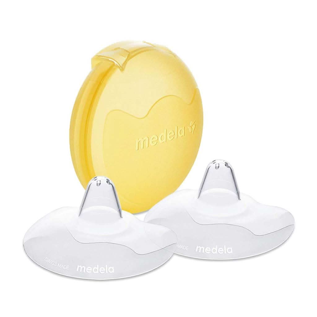 MEDELA Contact Nipple Shields and Case Available 16 mm, 20 mm, 24 mm-Breastfeeding-Medela-20mm-ANB Baby Store