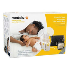Medela Pump In Style Advanced The Metro Bag - Black, ANB BABY