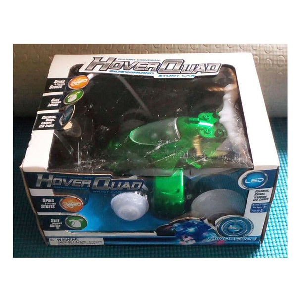 MINDSCOPE GREEN HoverQuad Mini Radio Control Stunt Action Light Up LED