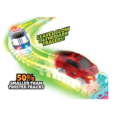 MINDSCOPE Neon Glow Twister Tubes Micro Series Police Car, ANB BABY