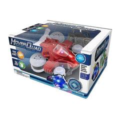 MINDSCOPE Red Hoverquad Mini Radio Control Stunt Action Light Up LED, ANB BABY