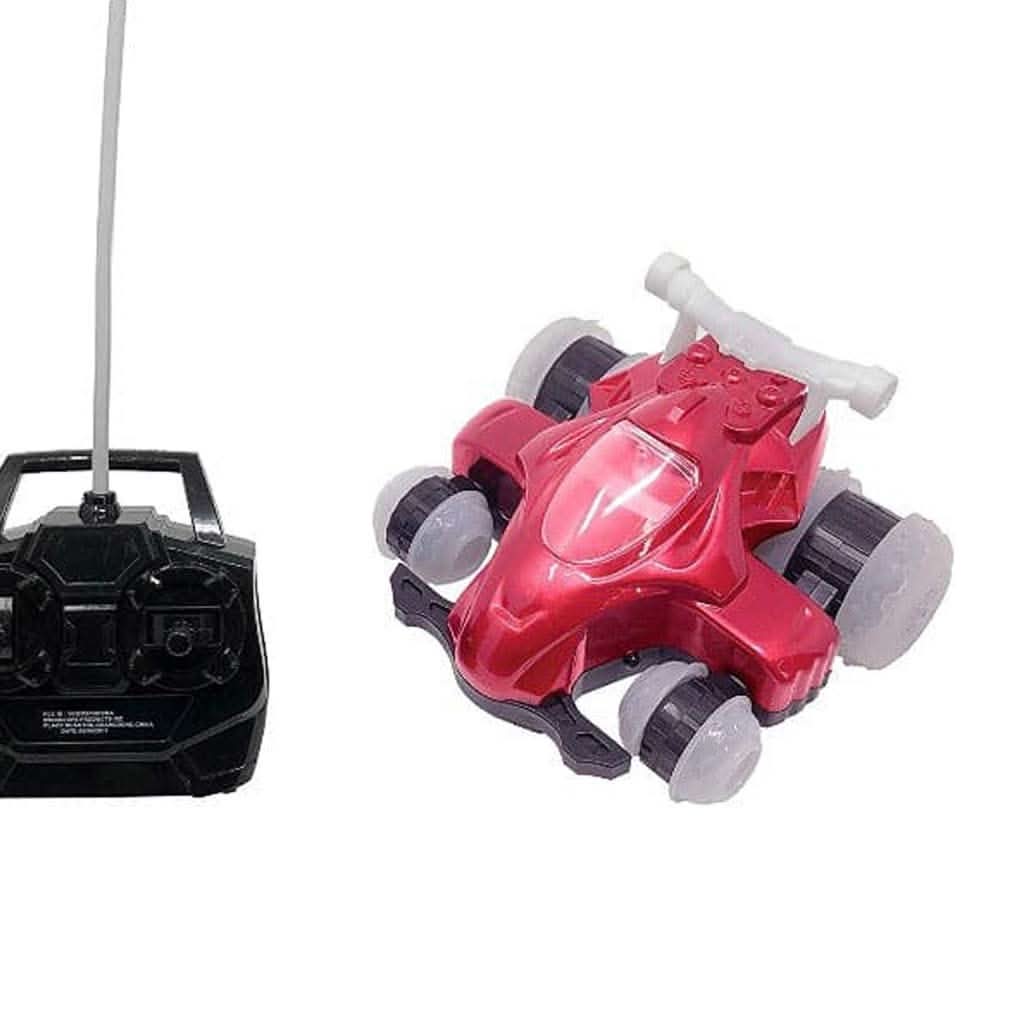 MINDSCOPE Red Hoverquad Mini Radio Control Stunt Action Light Up LED, ANB BABY