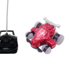 MINDSCOPE Red Hoverquad Mini Radio Control Stunt Action Light Up LED, ANB BABY