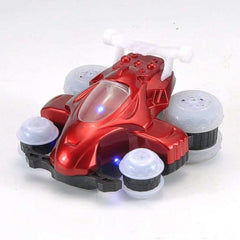 MINDSCOPE Red Hoverquad Mini Radio Control Stunt Action Light Up LED, ANB BABY