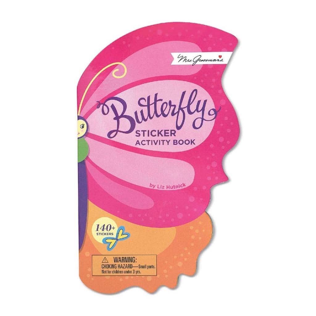 Mrs. Grossman's Butterfly Sticker Activity Book-Puzzles & Games-Mrs. Grossman's-ANB Baby Store
