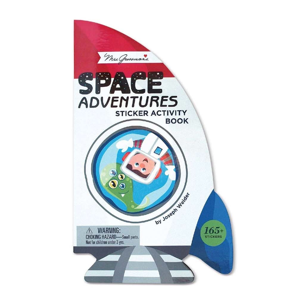 Mrs. Grossman's Space Adventure Sticker Activity Book-Puzzles & Games-Mrs. Grossman's-ANB Baby Store