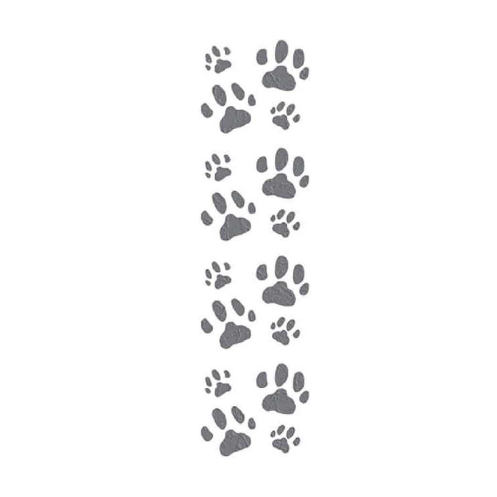 Mrs Grossmans Strip of Cat Paws Stickers-Puzzles & Games-Mrs. Grossman's-ANB Baby Store