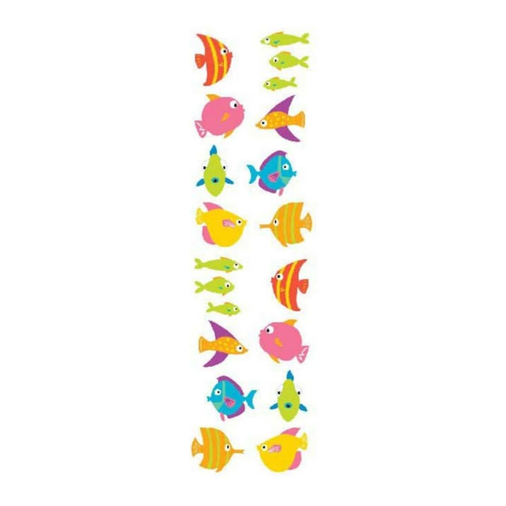 Mrs. Grossman's Strip of Chubby Fish Stickers-Puzzles & Games-Mrs. Grossman's-ANB Baby Store