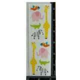 Mrs. Grossman's Strip of Chubby Zoo Animals Stickers - ANB Baby