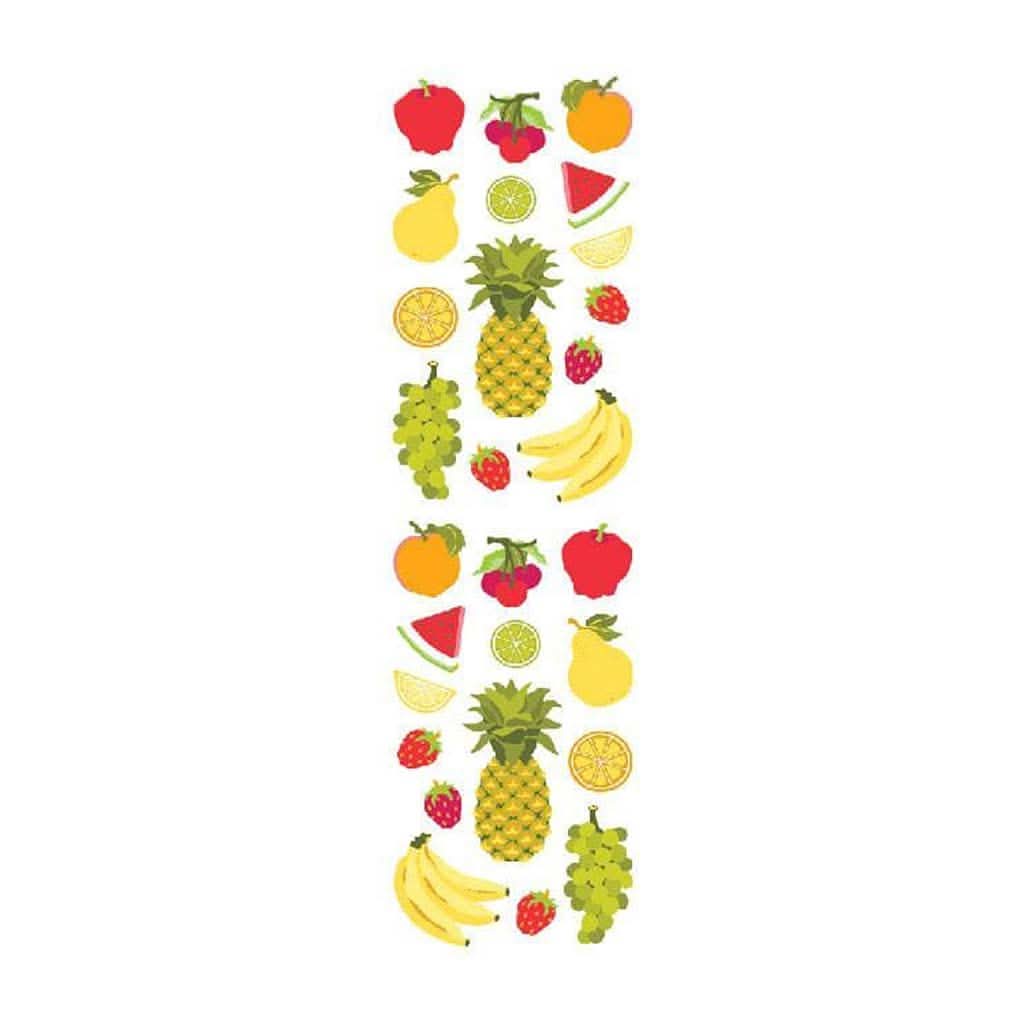 Mrs Grossmans Strip of Fruits Stickers-Puzzles & Games-Mrs. Grossman's-ANB Baby Store
