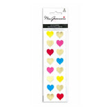 Mrs Grossman's Strip of Gold Multi Hearts Stickers - ANB Baby