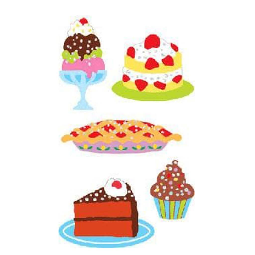 Mrs. Grossman's Strip of Just Desserts Stickers-Puzzles & Games-Mrs. Grossman's-ANB Baby Store