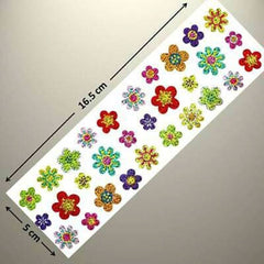 Mrs. Grossman's Strip of Limited Edition Flower Power Stickers, ANB BABY