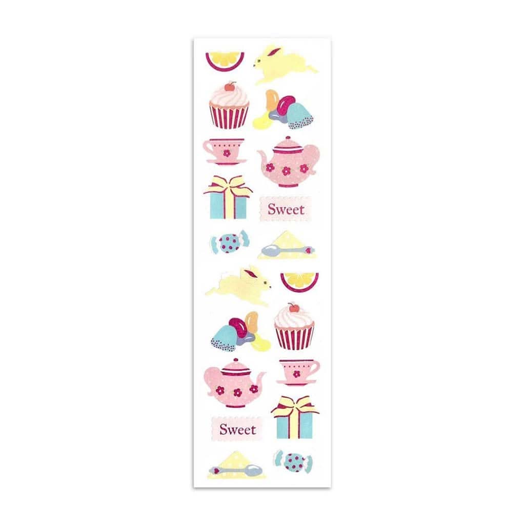 Mrs. Grossman's Strip of Limited Edition Tea Time Stickers, ANB BABY