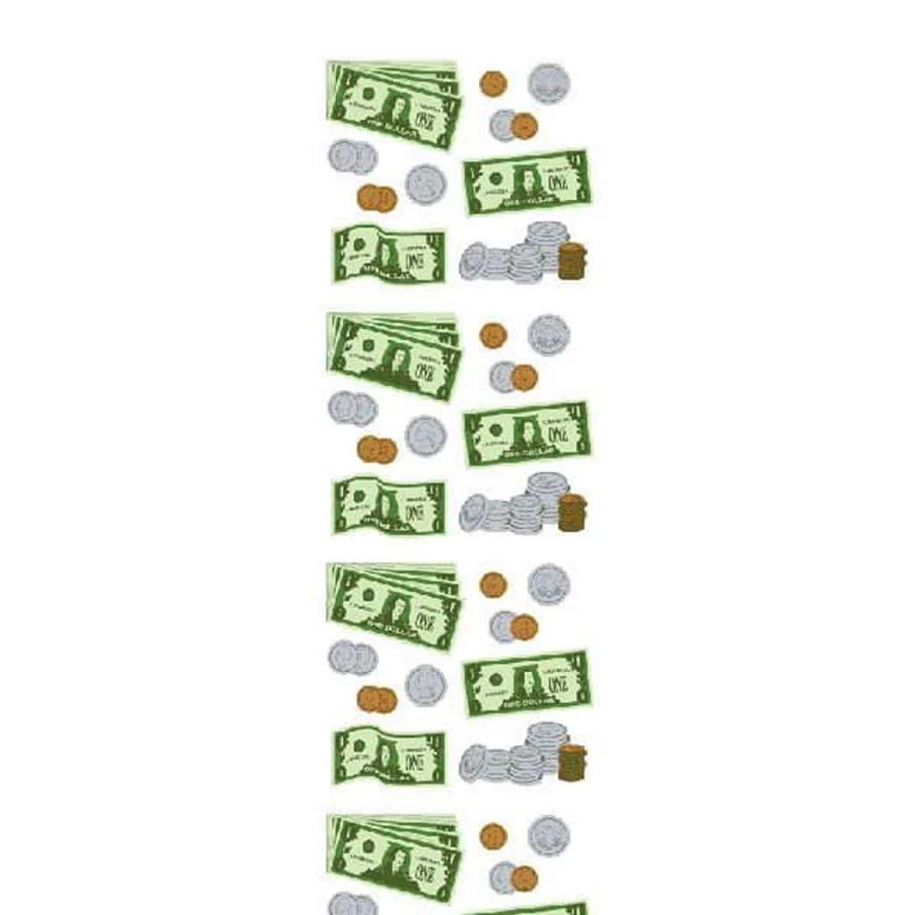Mrs. Grossman's Strip of Money Stickers-Puzzles & Games-Mrs. Grossman's-ANB Baby Store
